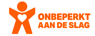 Het logo van Onbeperkt Aan De Slag
