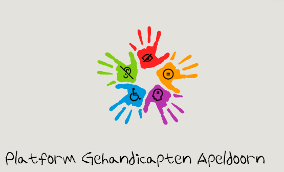 Het logo van Platform Gehandicapten Apeldoorn